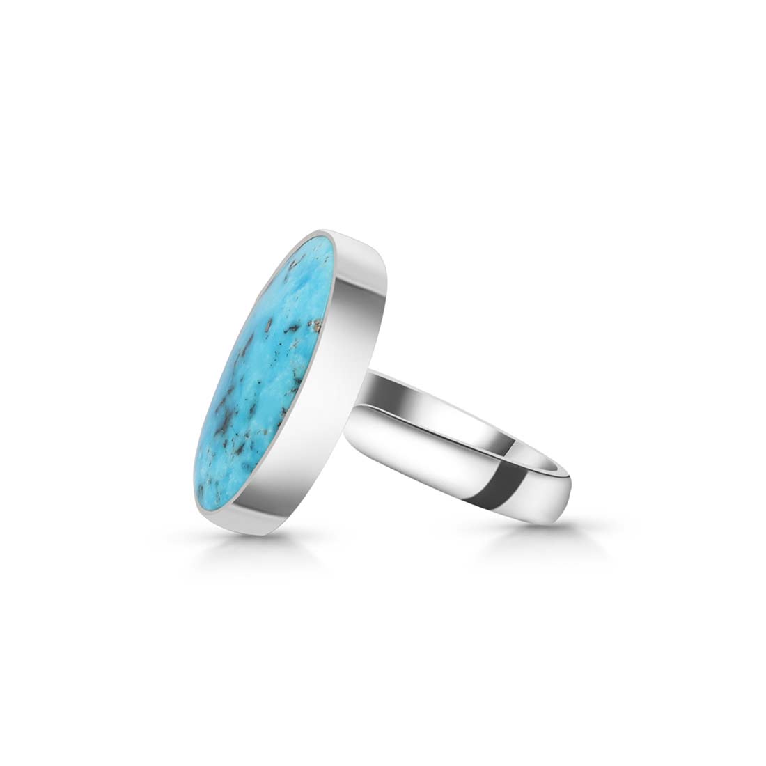 Turquoise Adjustable Ring-(TRQ-R-212.)